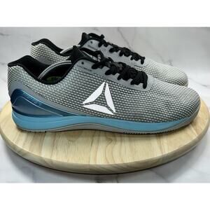 Reebok Nano 7 Gray Blue CrossFit Athletic Shoes Sneakers BS9043 Men’s Size 13